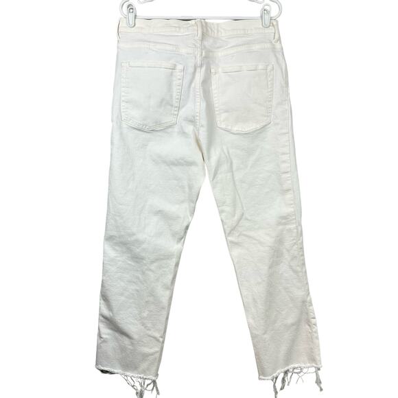 Everlane The Cheeky Jean White Crop Size 32 - Picture 2 of 13